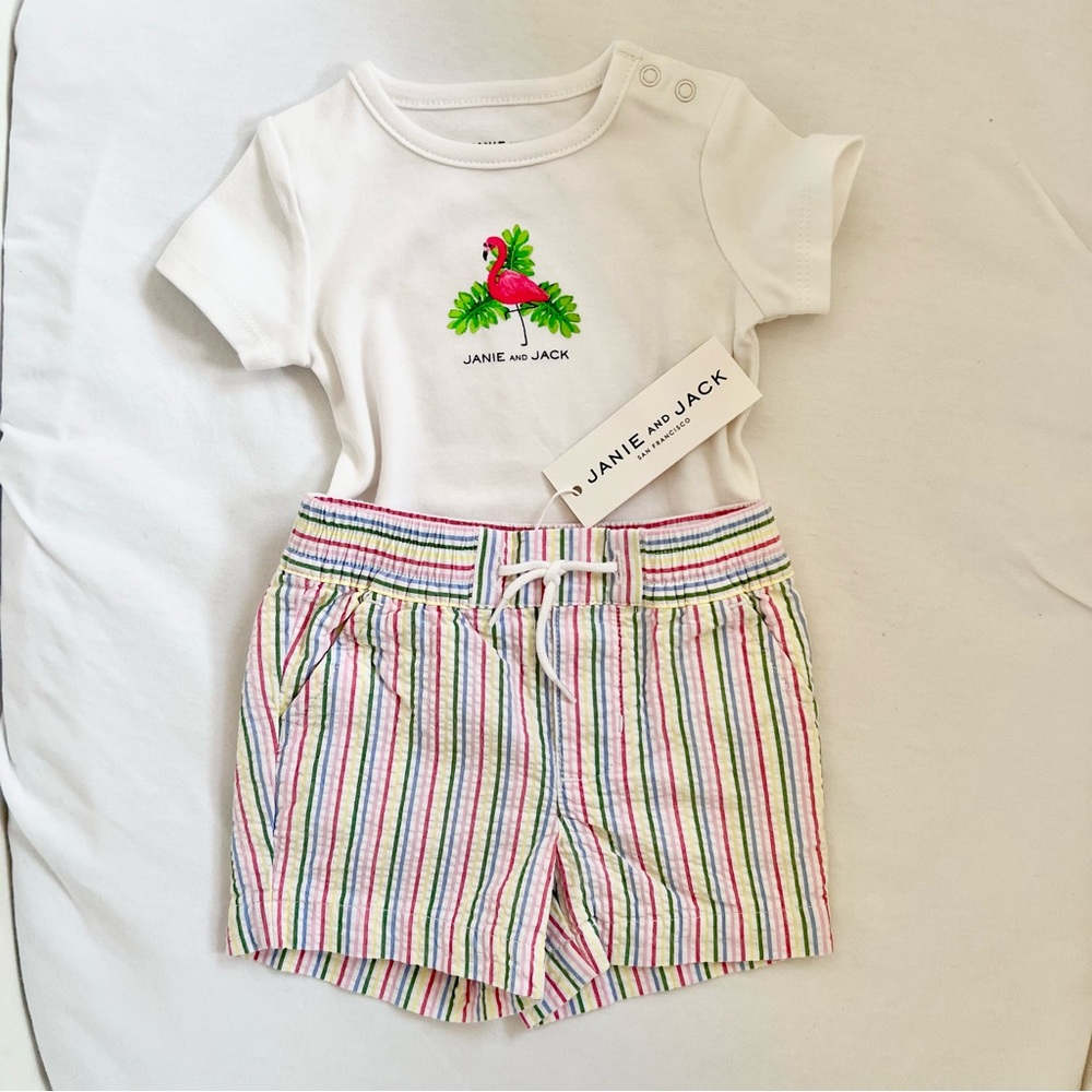 Janie & Jack Onesie and Shorts